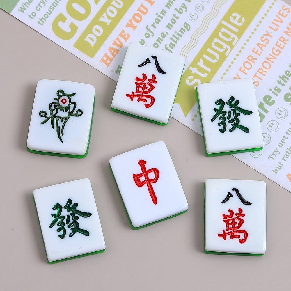 Custom Resin Mahjong Set