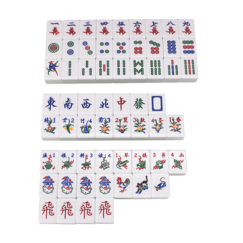 Custom Logo Mahjong Tiles Set