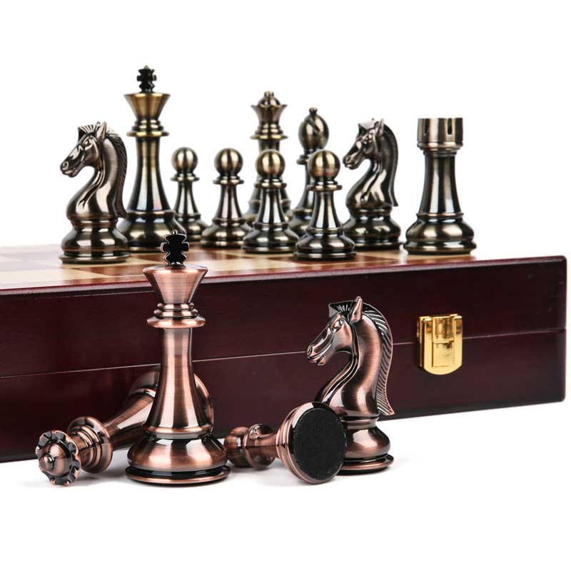 Metal-Chess-Set