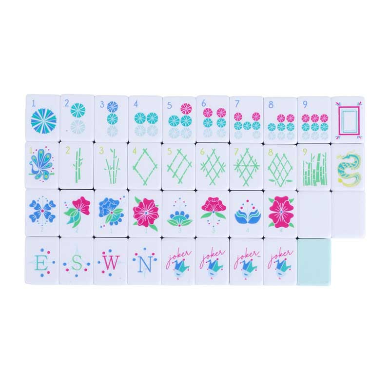 bamboo mahjong tiles custom engraved traditional style