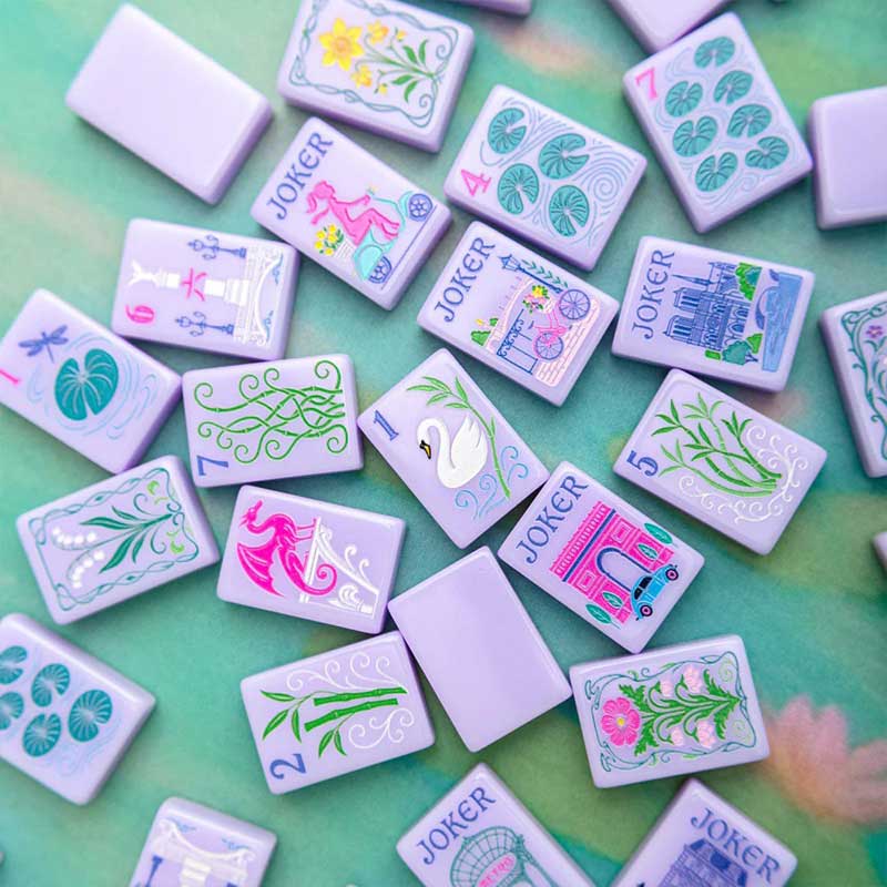 mini mahjong tiles travel set custom compact design