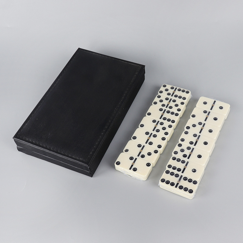Custom Luxury Domino Set with Leather Box