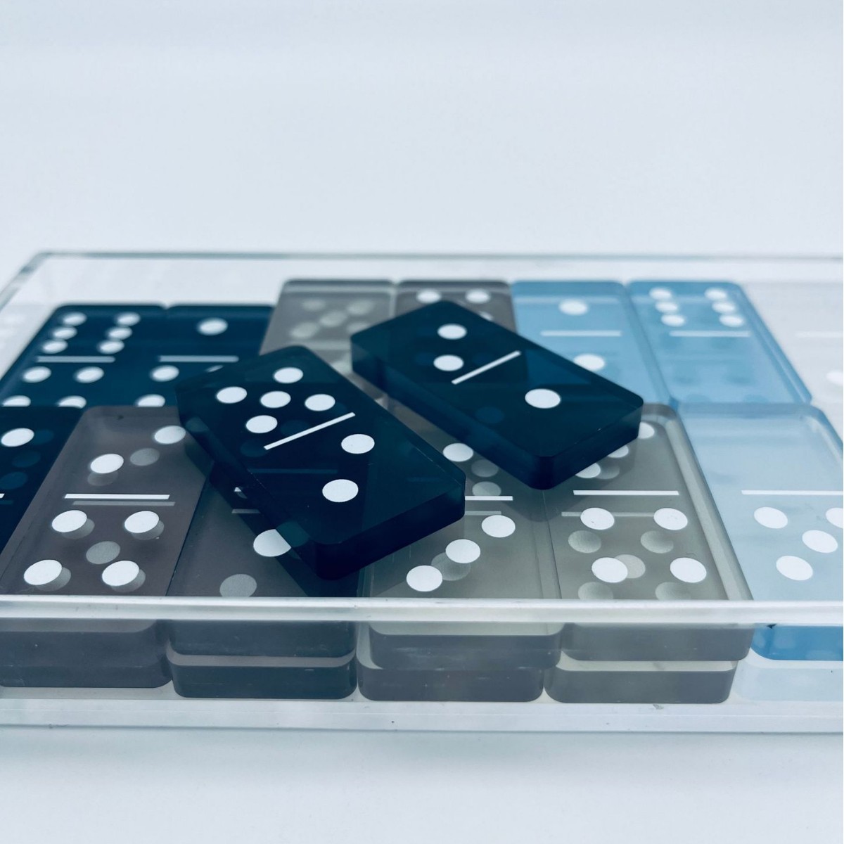 Custom Transparent Acrylic Domino Set