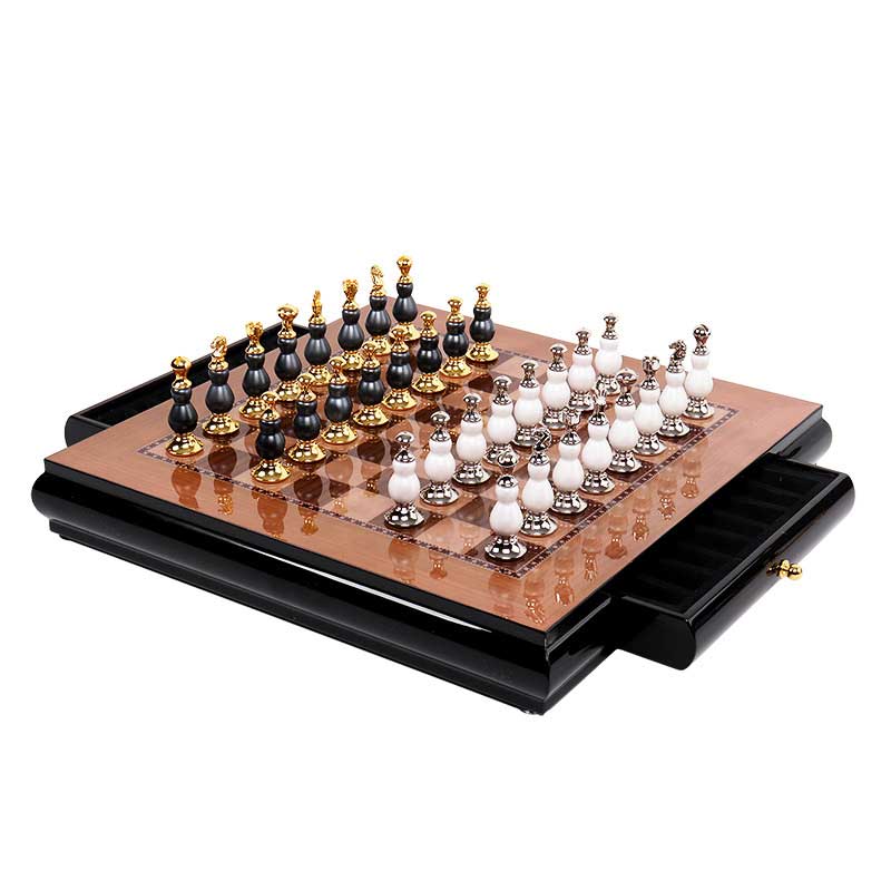 Custom Gold & Silver Chess Set