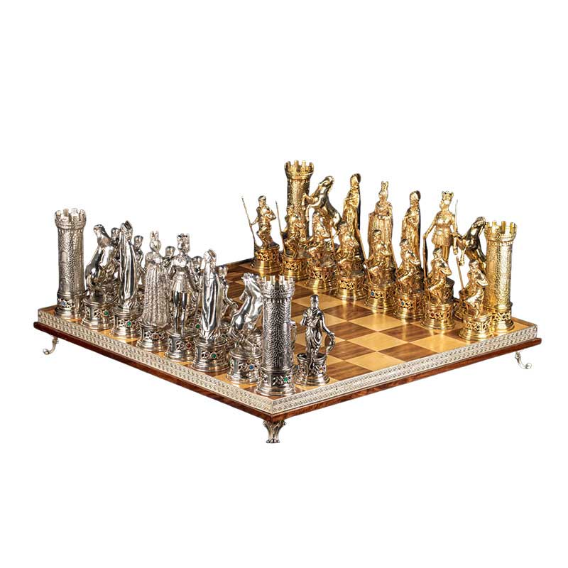 Custom Luxury Staunton Chess Set with Presentation Box